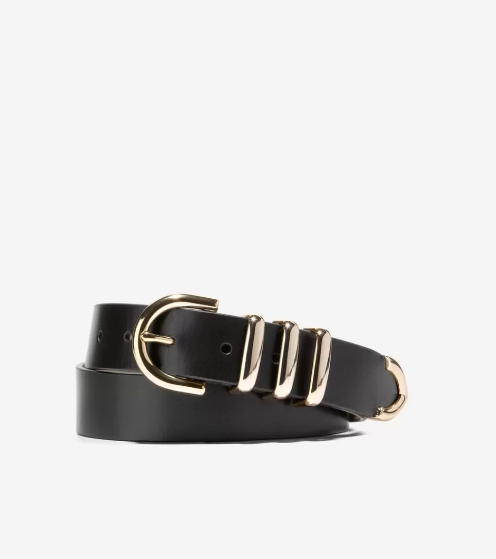 Beveled Edge Modern 3PC Belt Set*Cole Haan Cheap