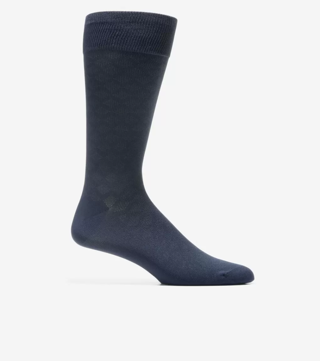 Men's Diamond Microfiber Dress Crew Socks*Cole Haan Shop