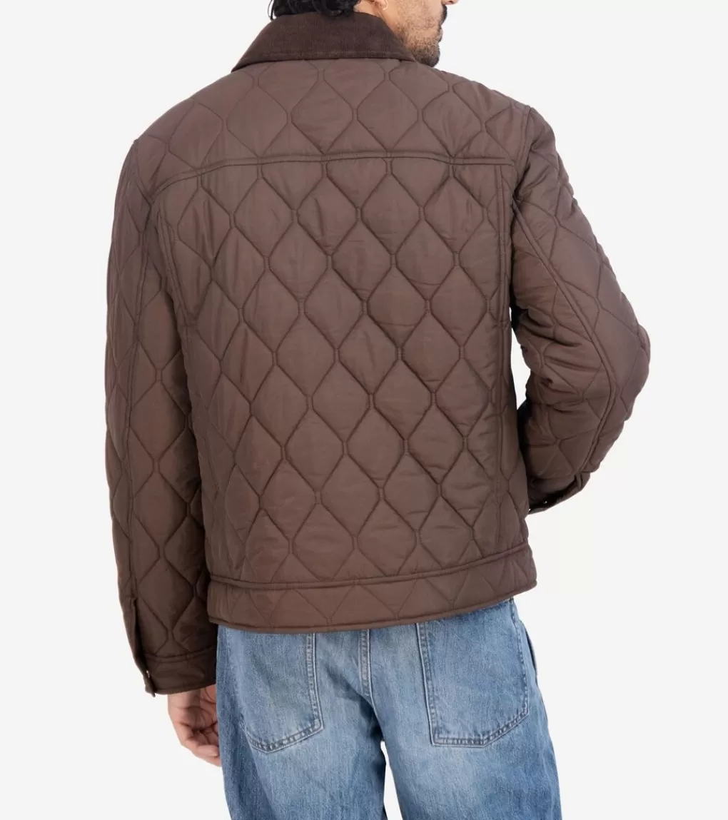 Men's Diamond-Quilted Short Jacket*Cole Haan Best Sale