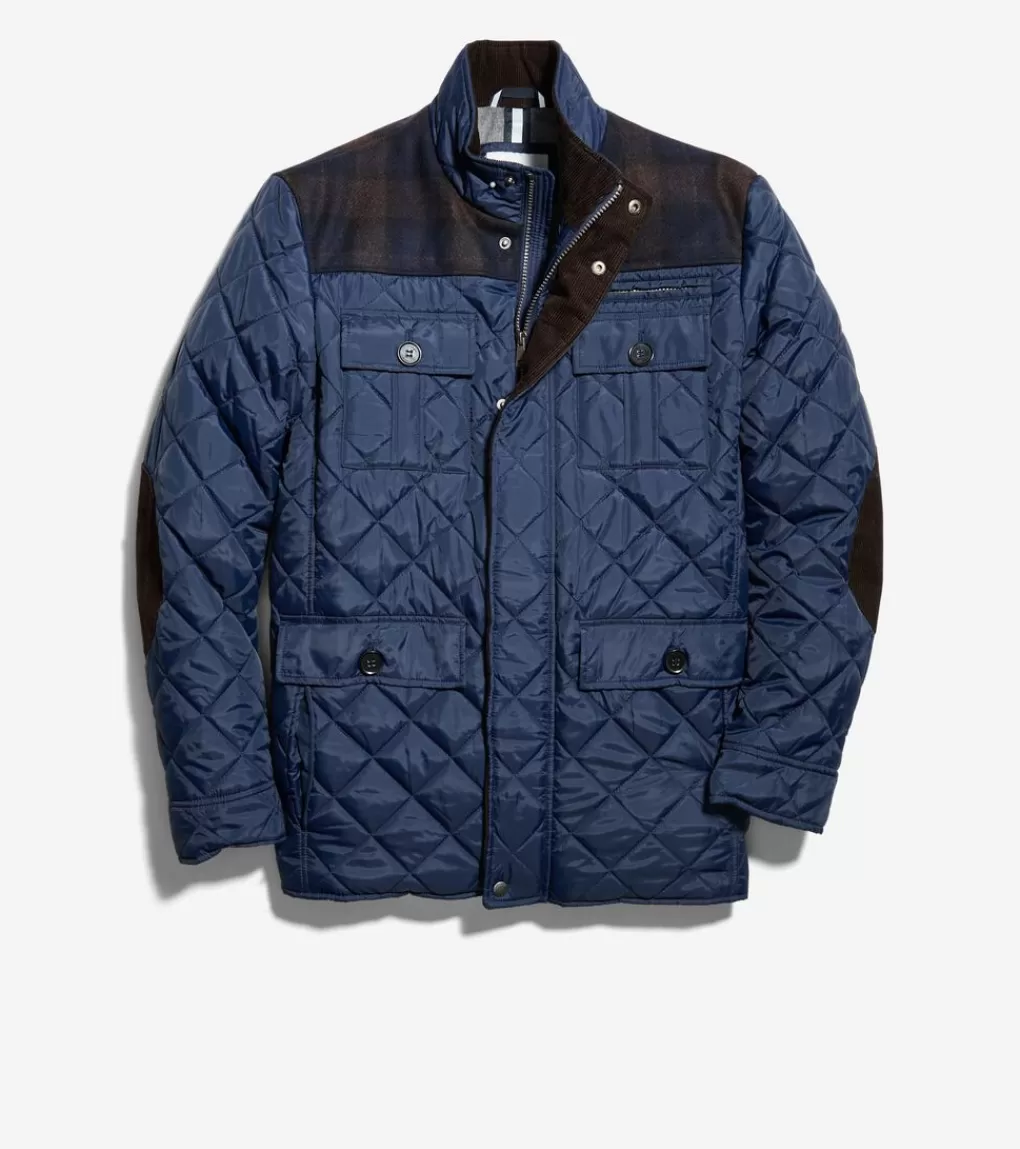 Men's Mix Media Diamond Quilted Jacket*Cole Haan Discount