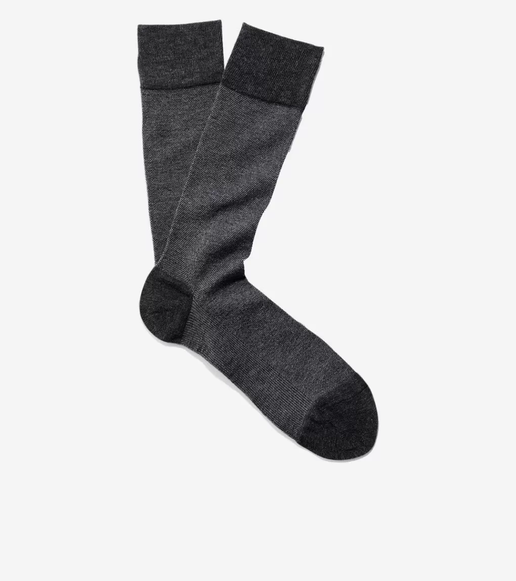 Men's Pique Crew Socks*Cole Haan Online