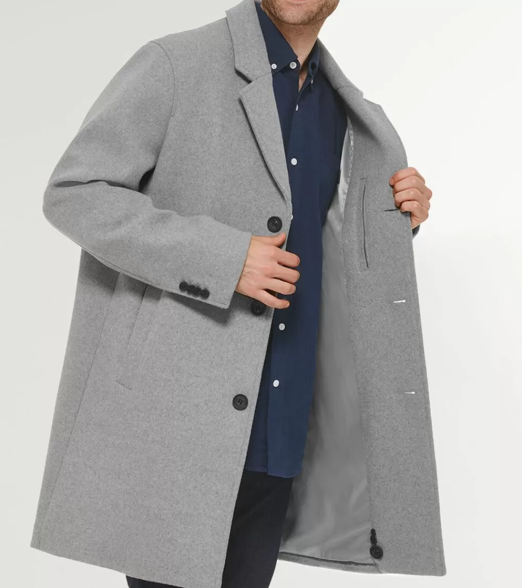 Men's Stretch Wool Top Coat*Cole Haan Clearance