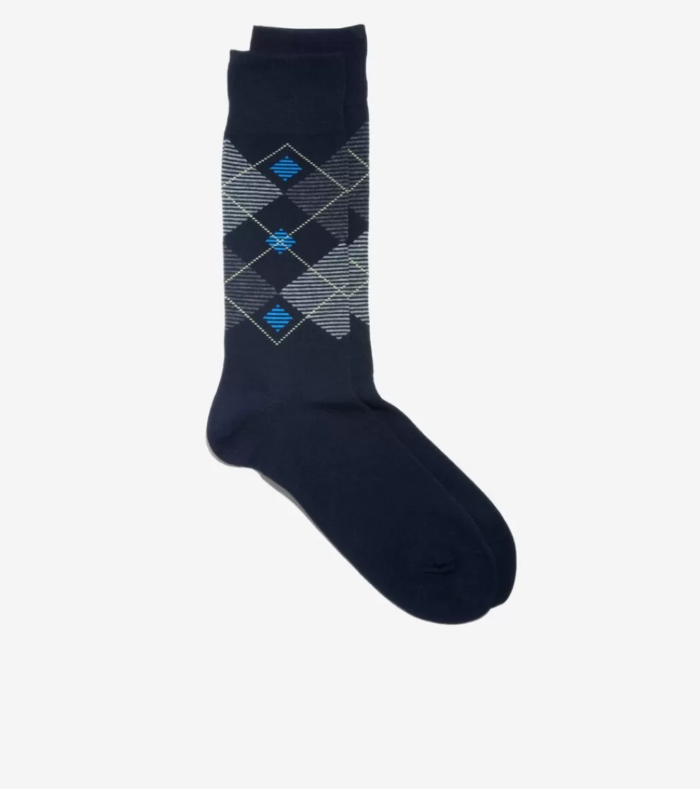 Men's Striped Diamond Dress Crew Socks*Cole Haan Flash Sale