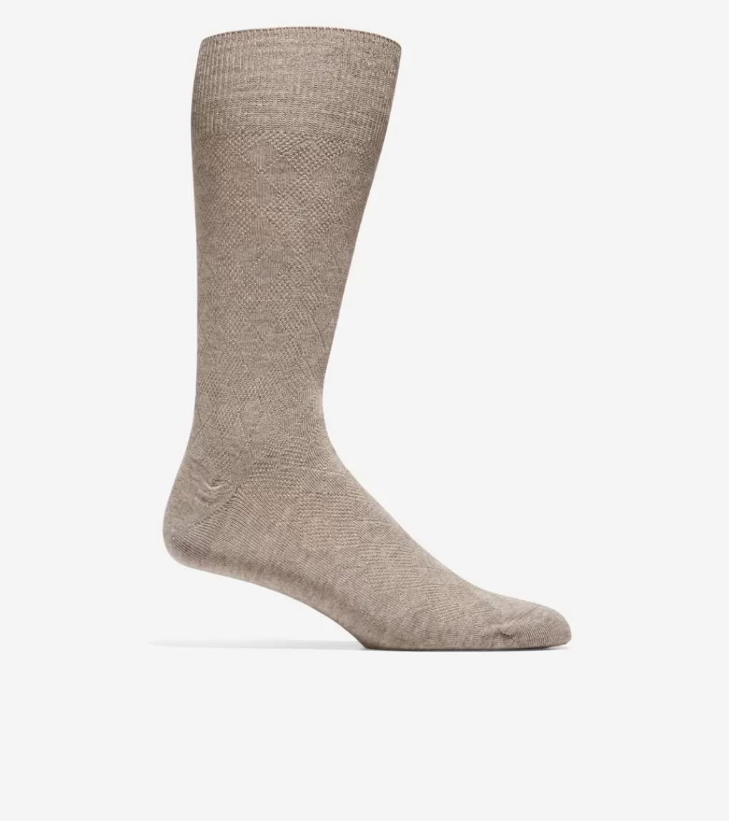 Men's Tonal Argyle Crew Socks*Cole Haan Fashion