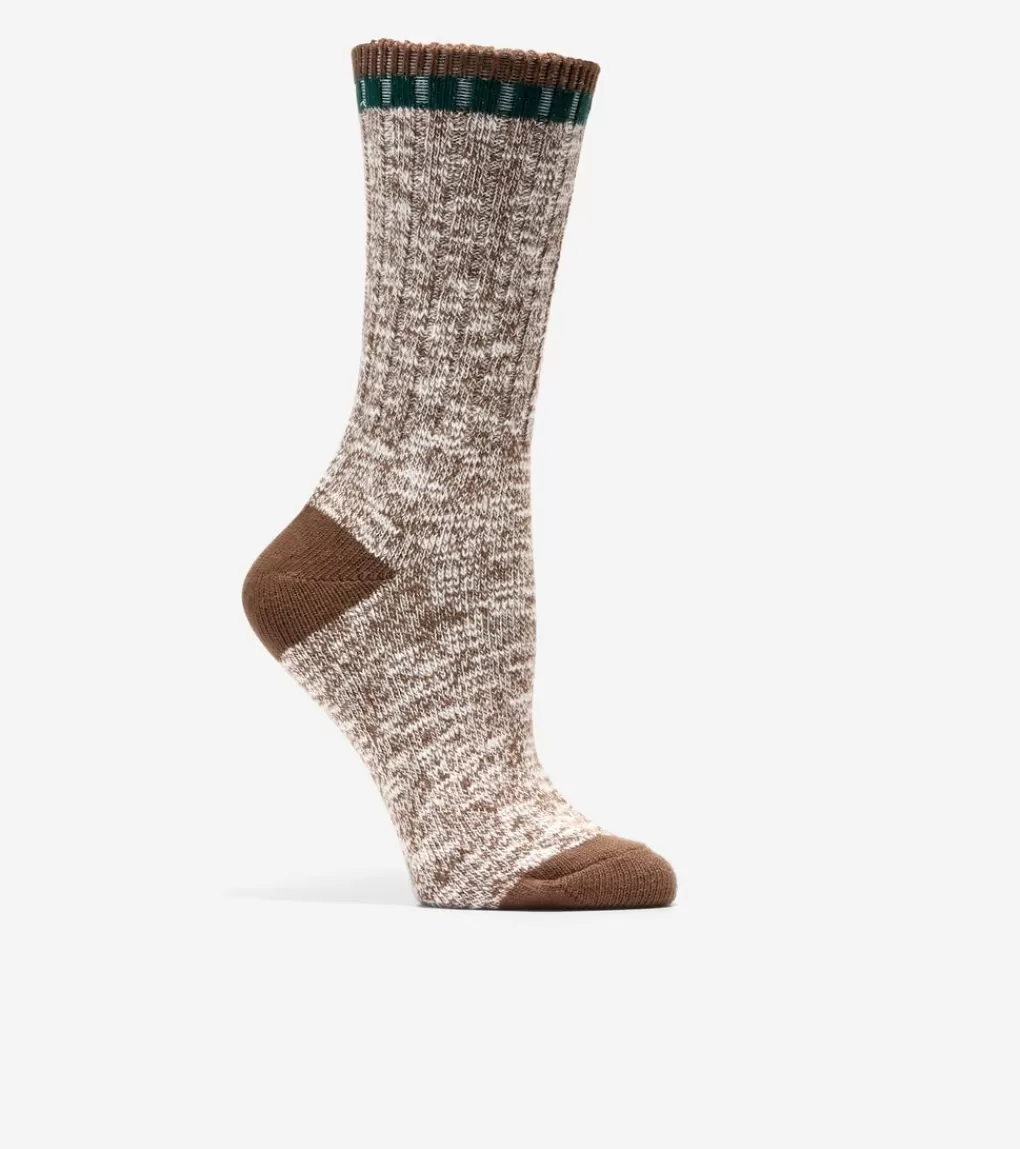 1 Pack Marled Foldover Casual Crew Socks*Cole Haan Store