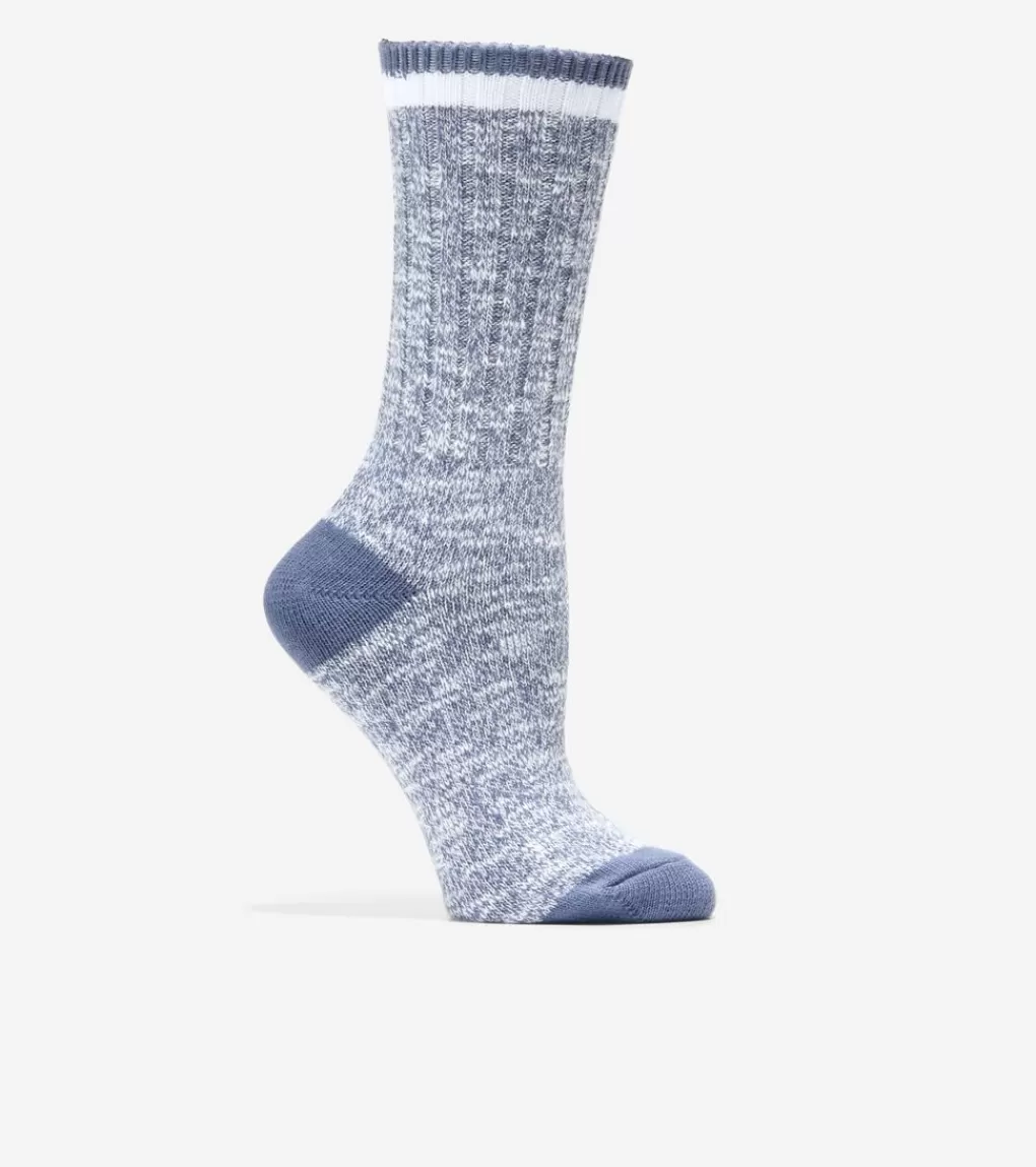 1 Pack Marled Foldover Casual Crew Socks*Cole Haan Store