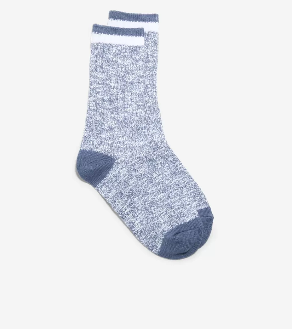 1 Pack Marled Foldover Casual Crew Socks*Cole Haan Store