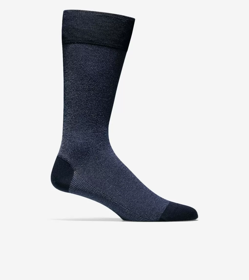 Pique Textured Crew Socks*Cole Haan Cheap