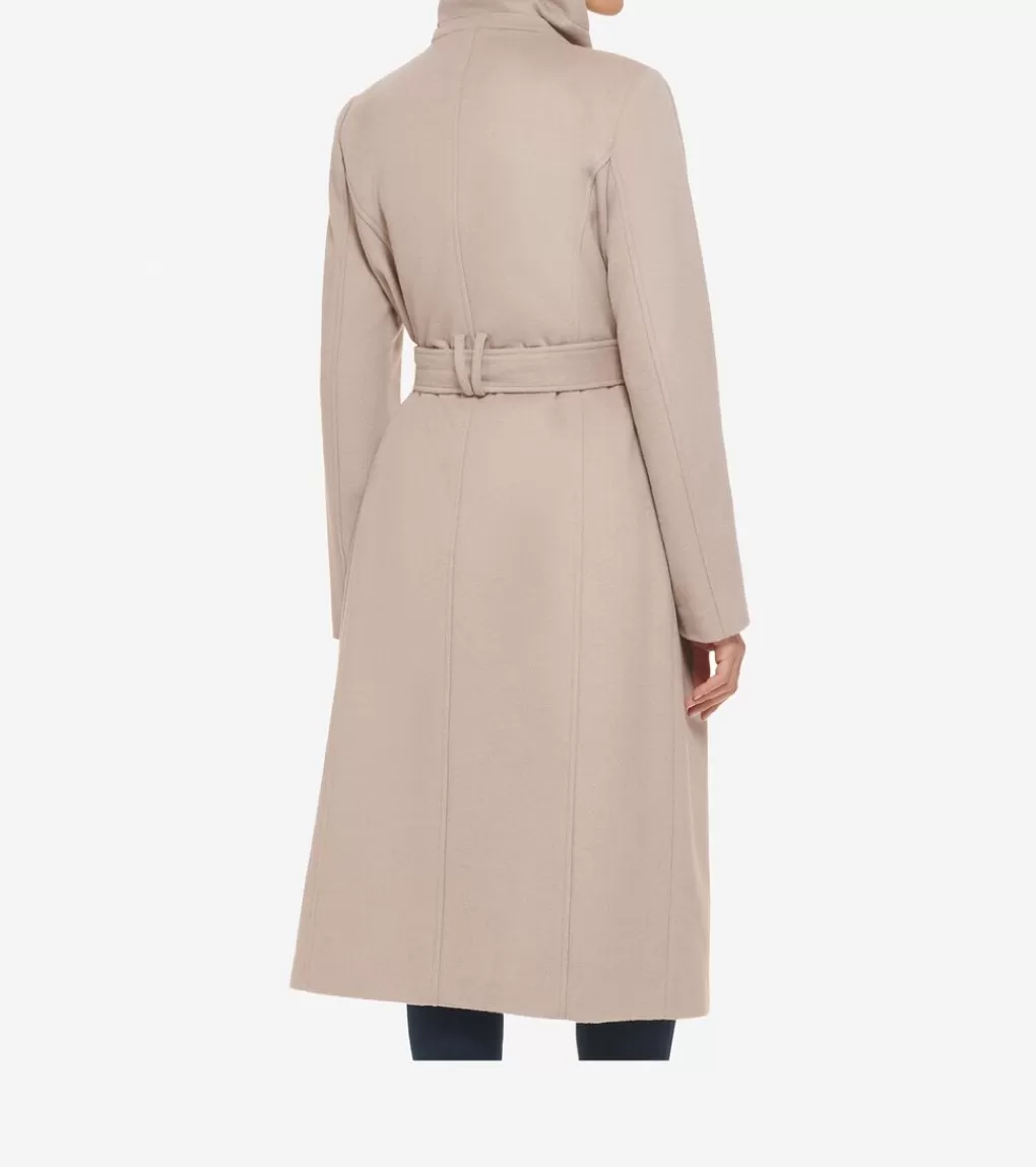 Women's Belted Long Coat*Cole Haan Hot