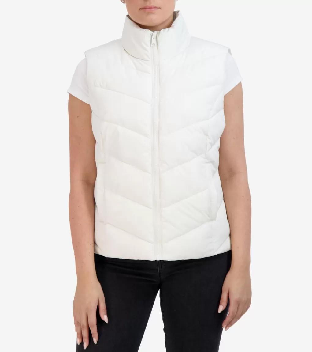 Women's Chevron Quilted Vest*Cole Haan Cheap