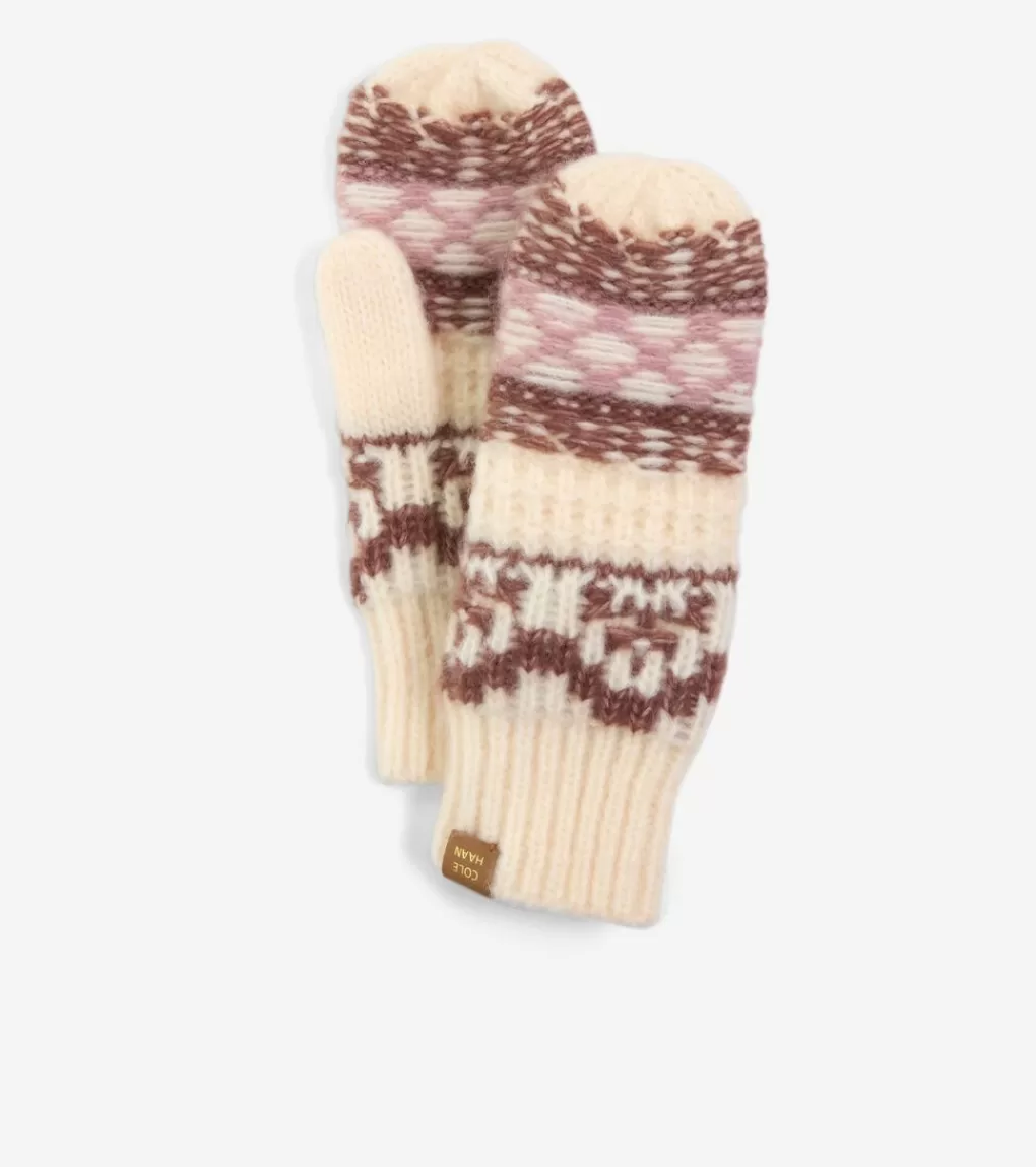 Women's Fair Isle Mittens*Cole Haan Cheap