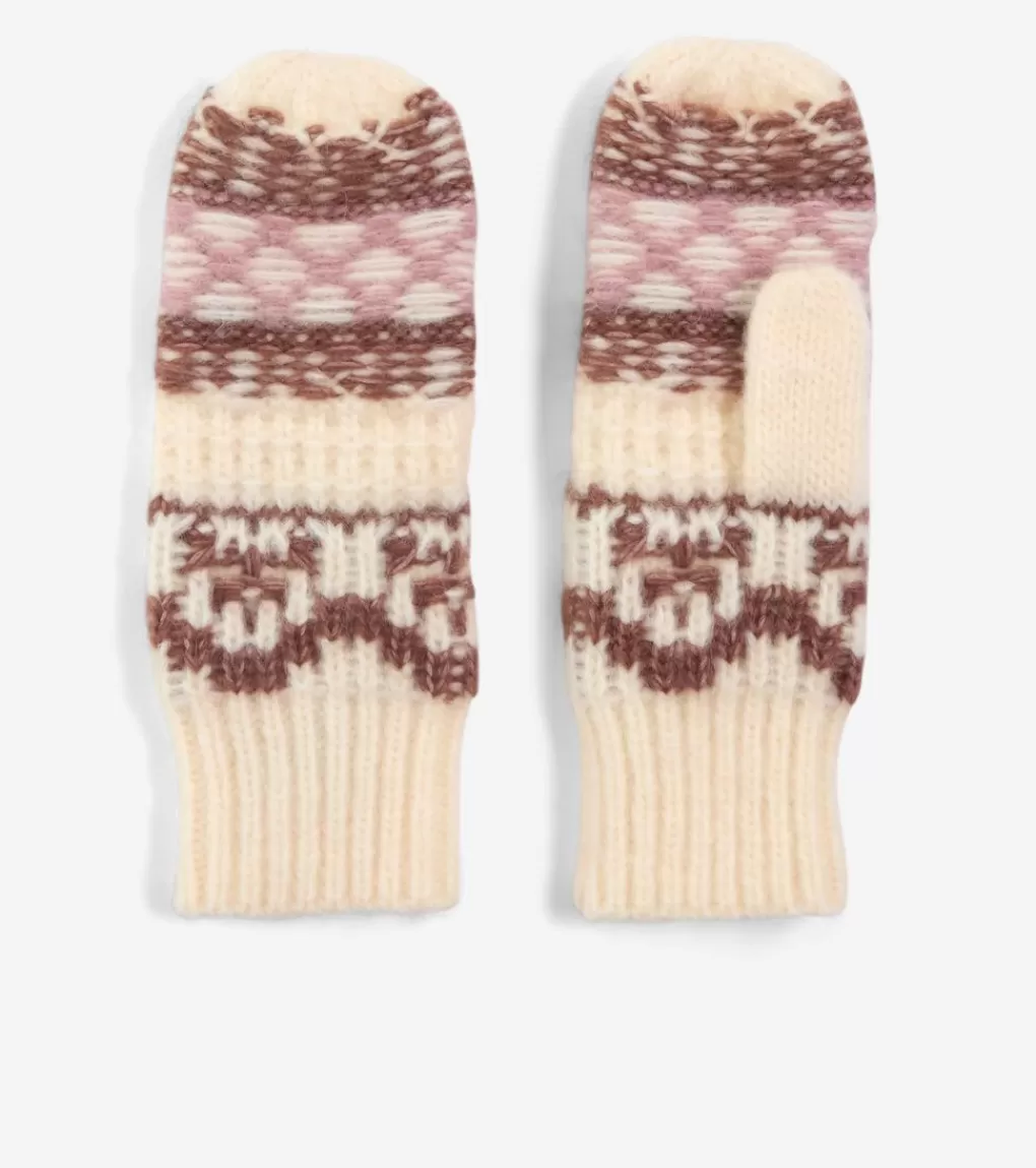 Women's Fair Isle Mittens*Cole Haan Cheap