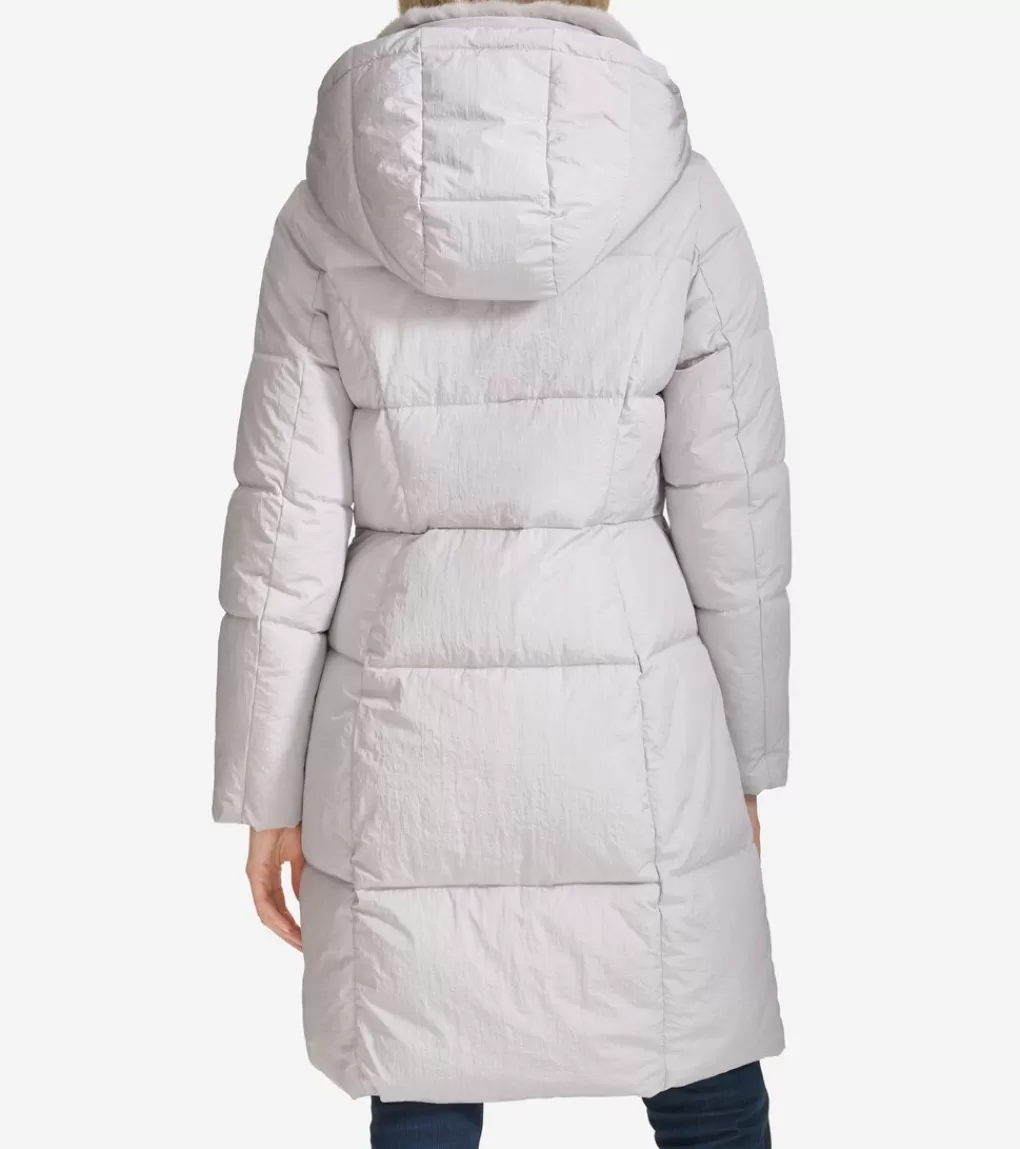 Women's Faux-Fur Collar Puffer Coat*Cole Haan Online