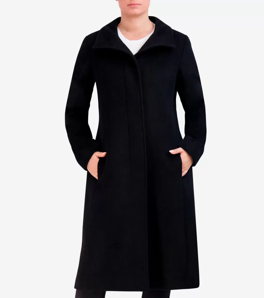 Women's Flared Dress Coat*Cole Haan Clearance