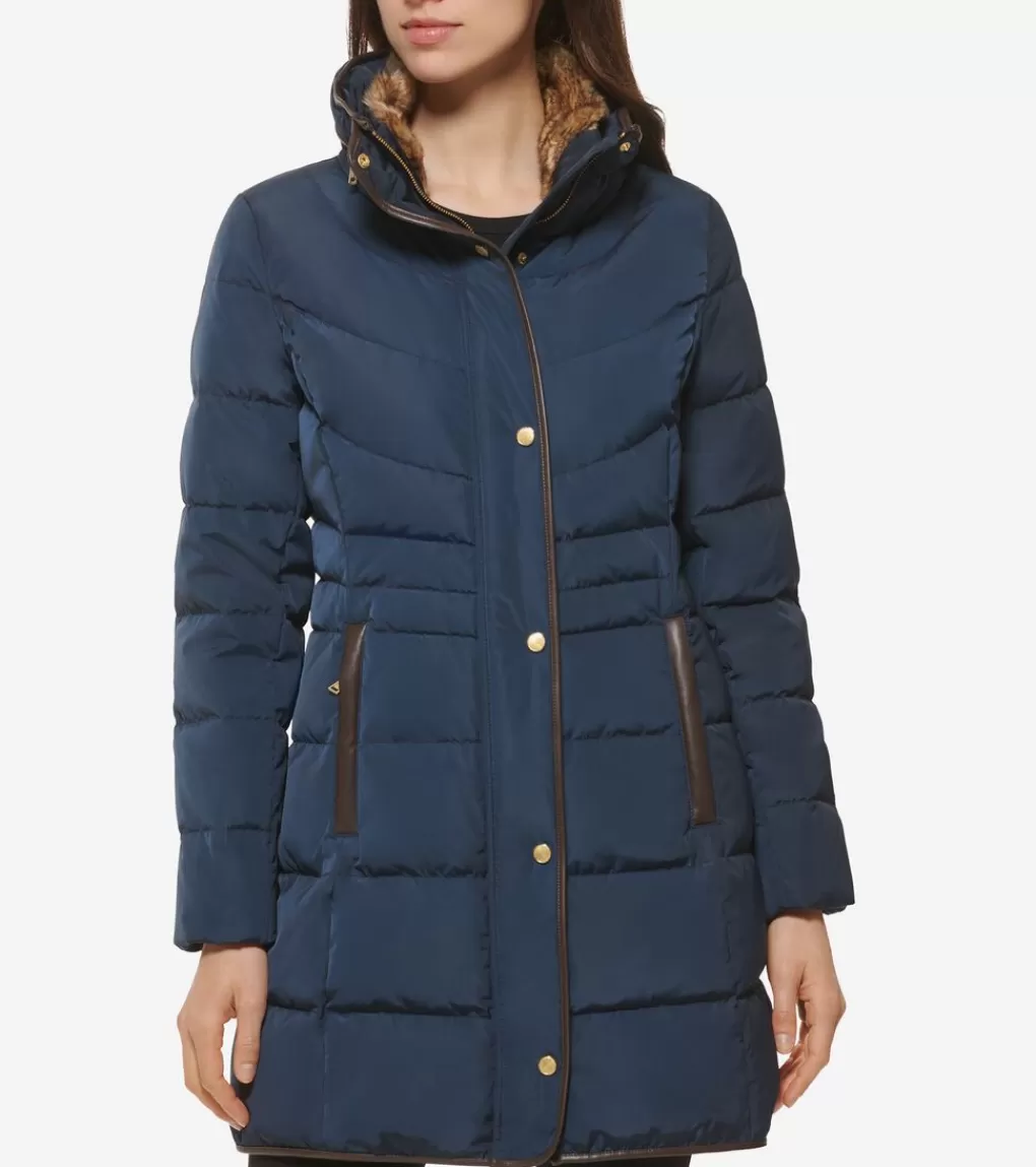 Women's Hidden-Hood Puffer Coat*Cole Haan Outlet