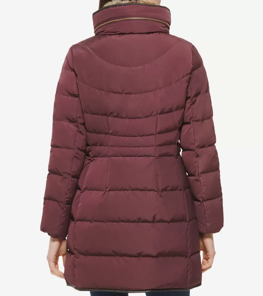 Women's Hidden-Hood Puffer Coat*Cole Haan Clearance