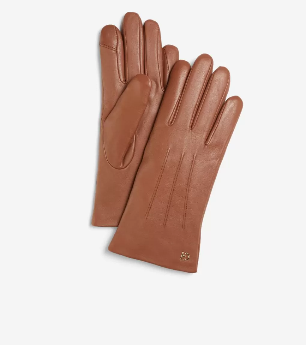 Women's Leather Touch Screen Gloves*Cole Haan Shop