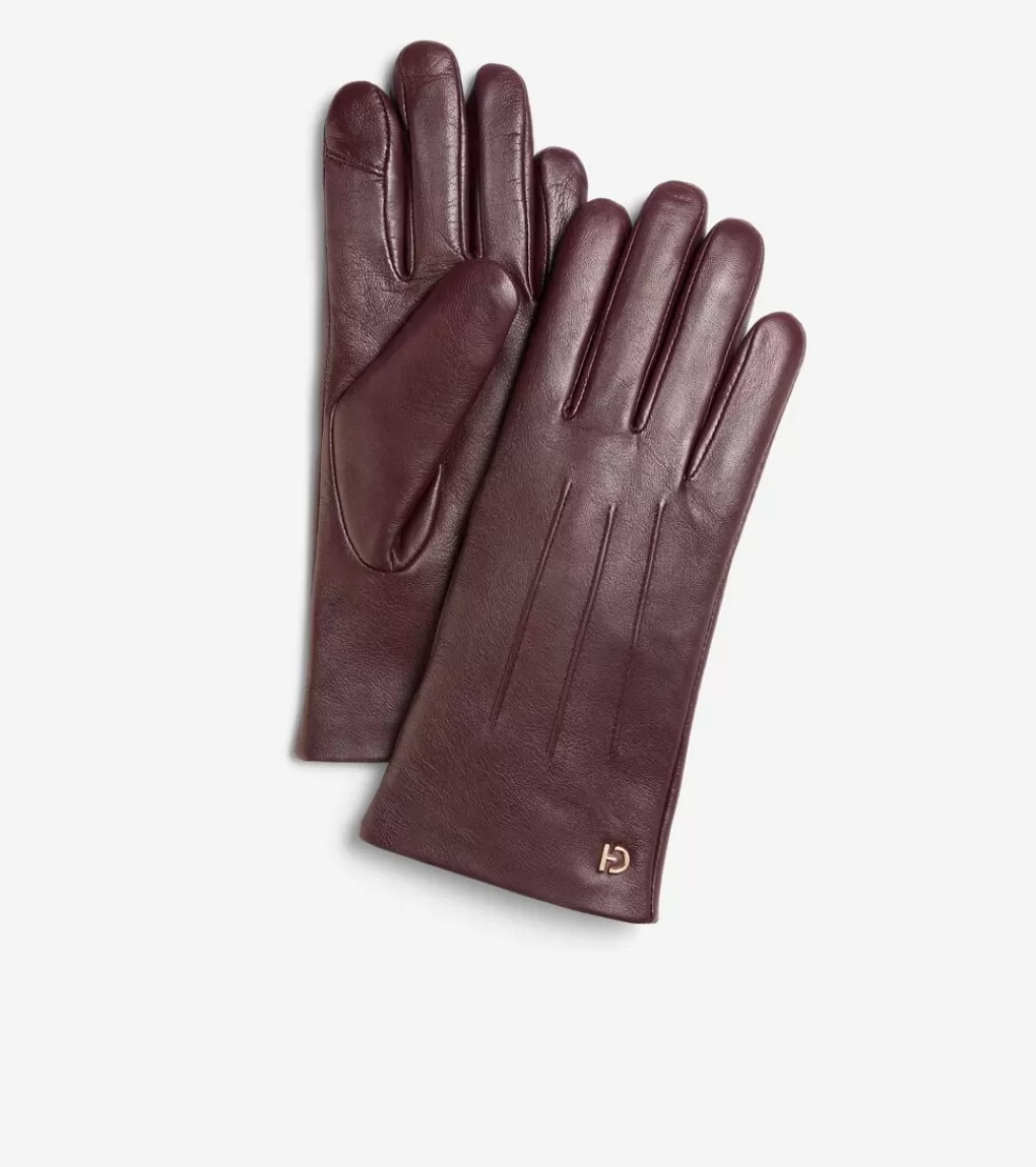 Women's Leather Touch Screen Gloves*Cole Haan Cheap