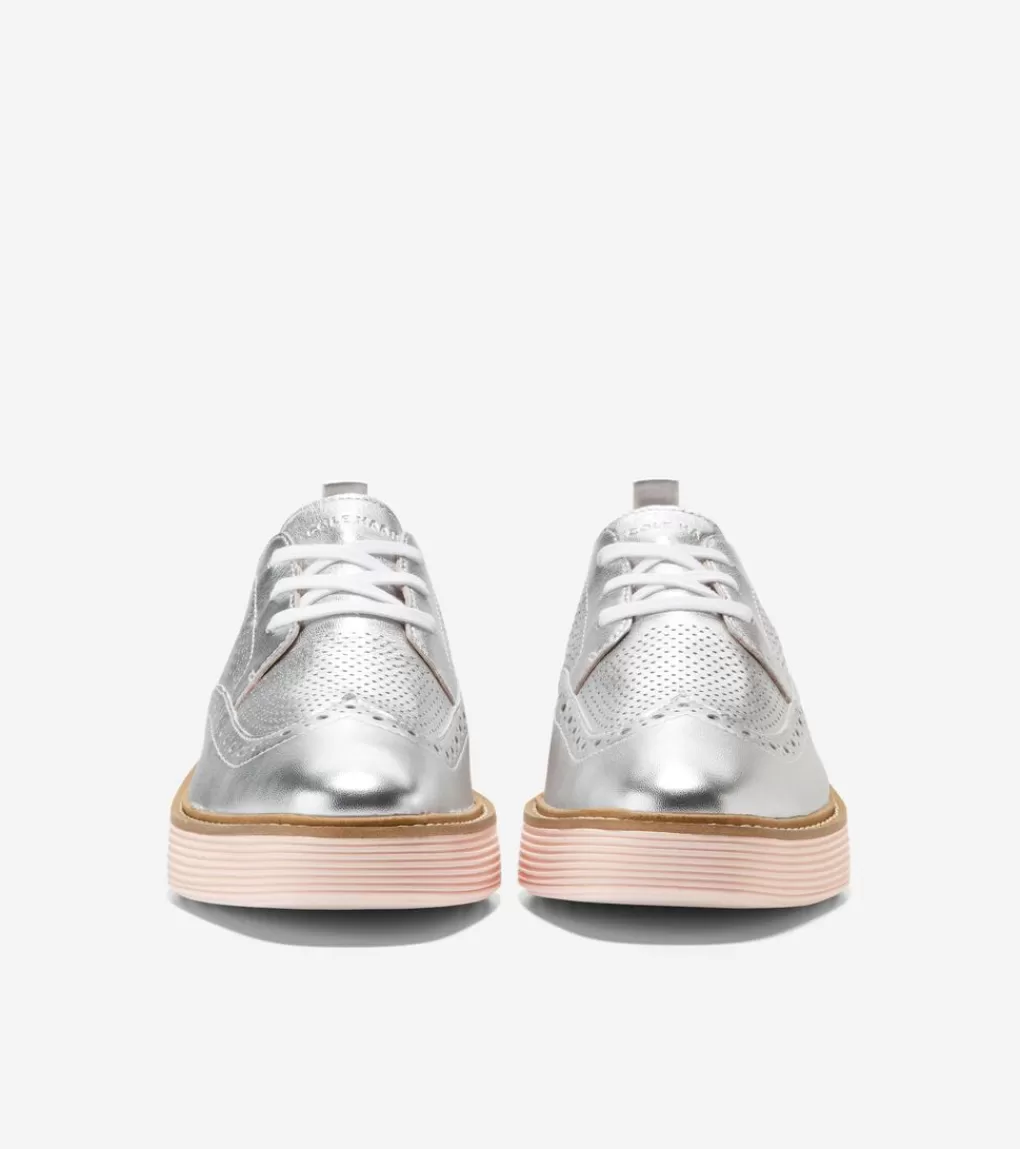 Women's ØriginalGrand Platform Wingtip Oxfords*Cole Haan Discount