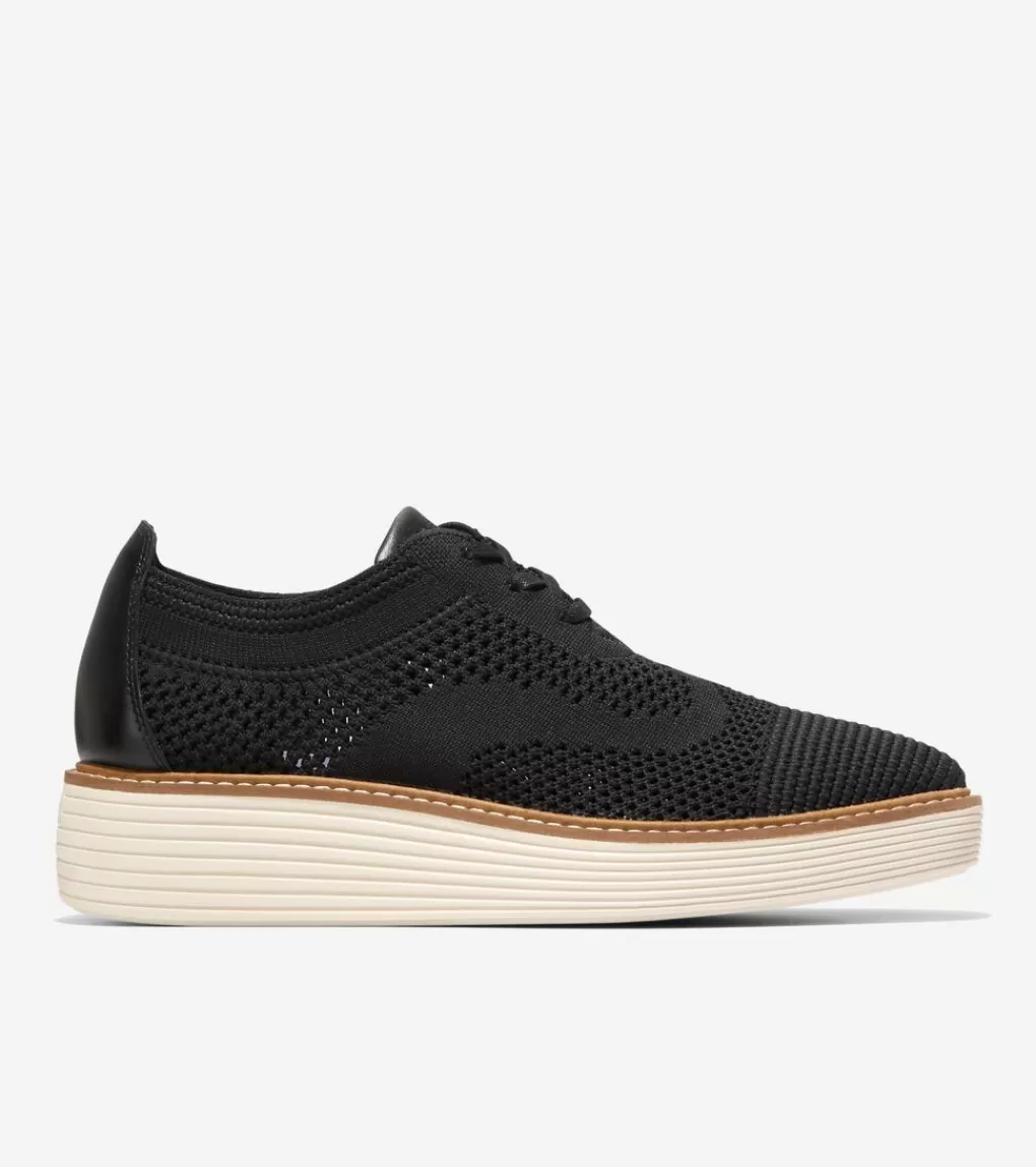 Women's ØriginalGrand Stitchlite™ Platform Wingtip Oxfords*Cole Haan Online