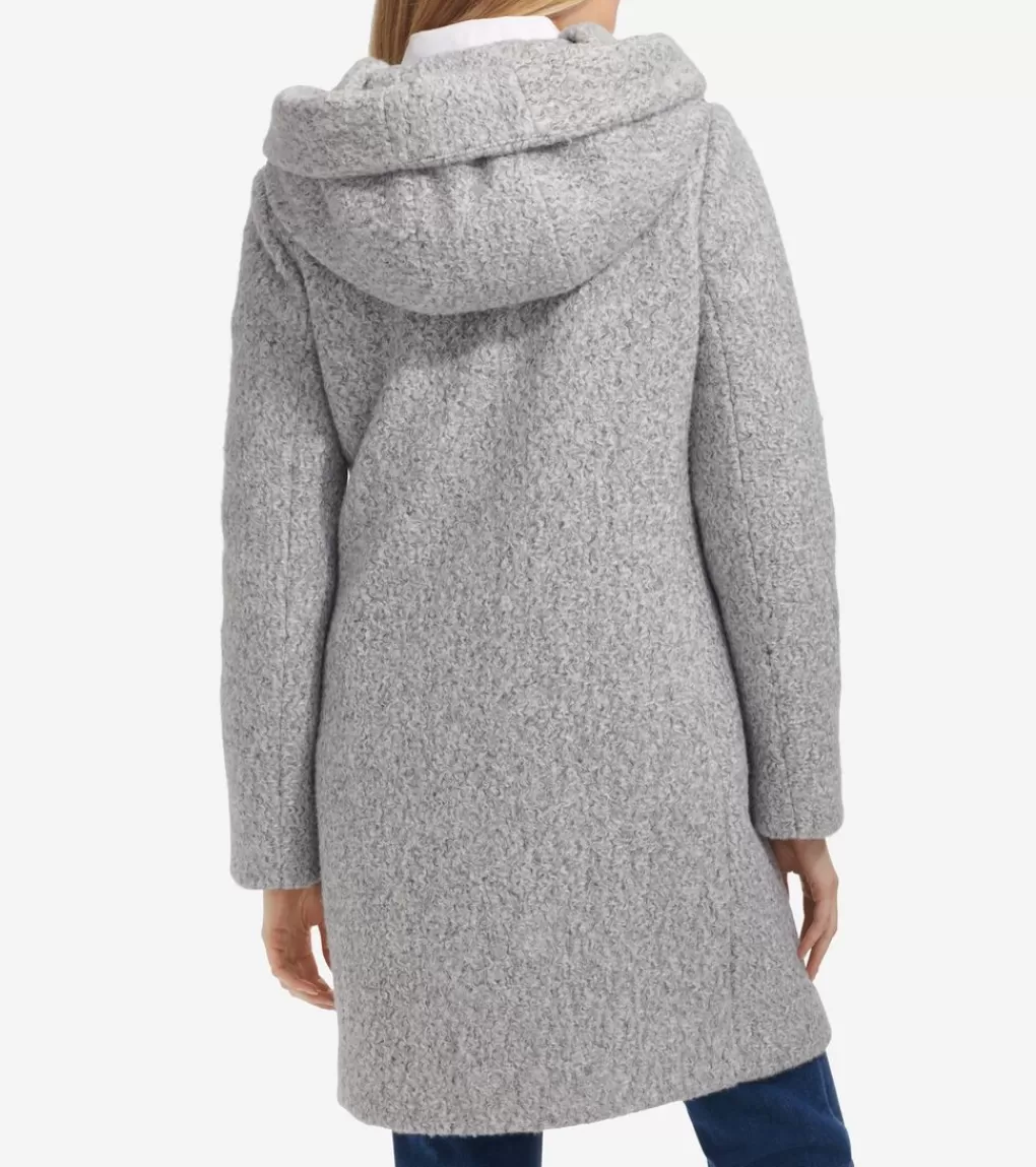 Women's Pressed Hooded Shawl Coat*Cole Haan Sale