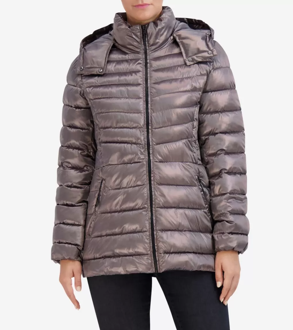 Women's Quilted Pearl Puffer Jacket*Cole Haan Clearance