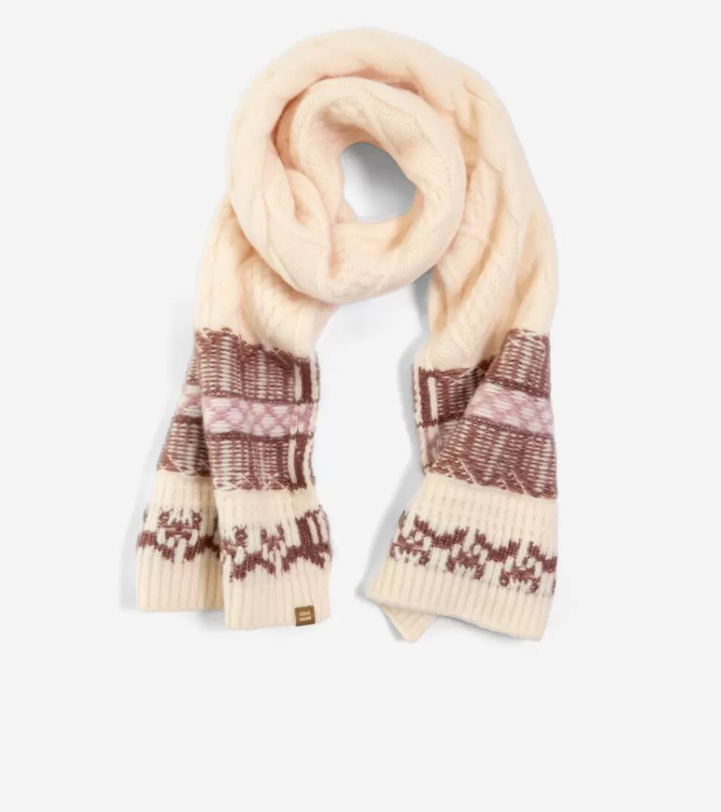 Women's Reversible Fair Isle Scarf*Cole Haan Store