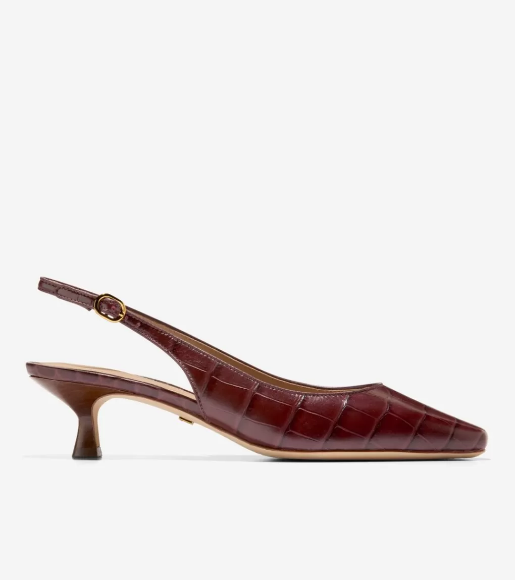 Women's Tayla Kitten Heel Slingback Pumps 45MM*Cole Haan Clearance