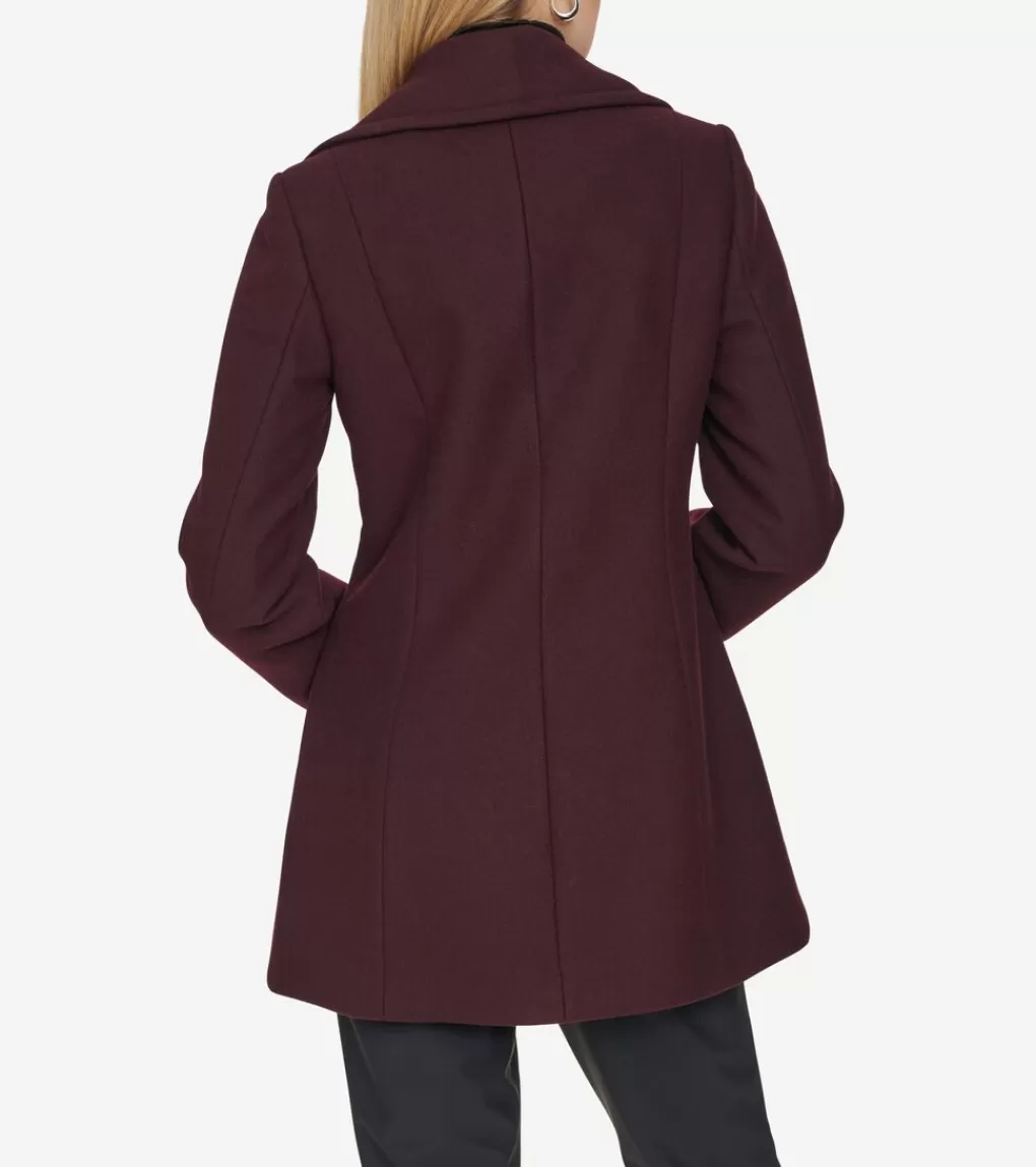 Women's Wool Peacoat*Cole Haan Sale